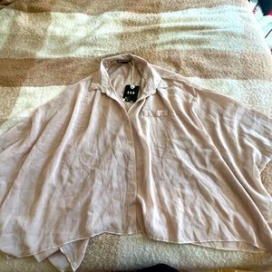 Brand New Flowy Eco Button Up Shirt